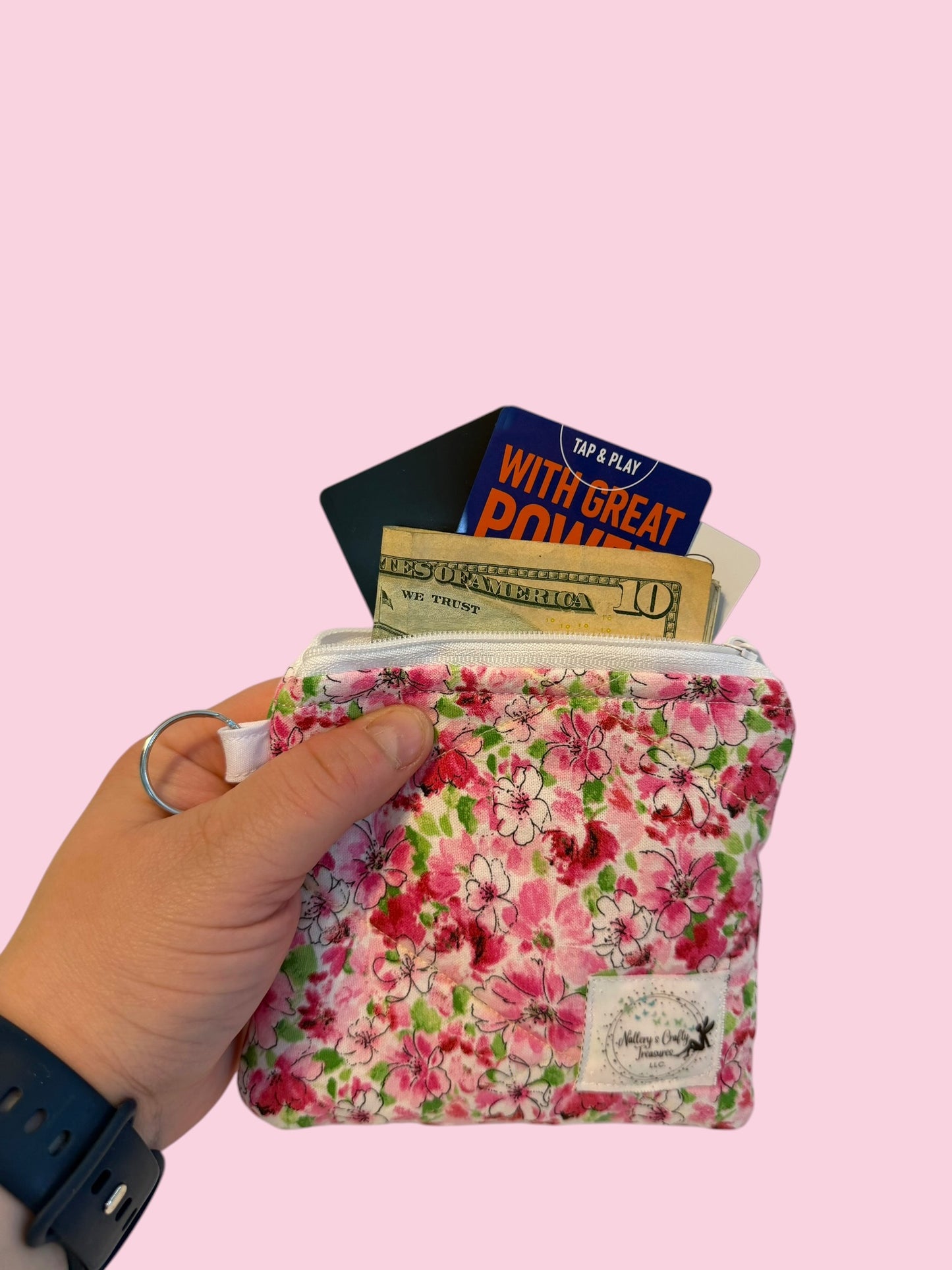 The “Rose” Keychain Wallet