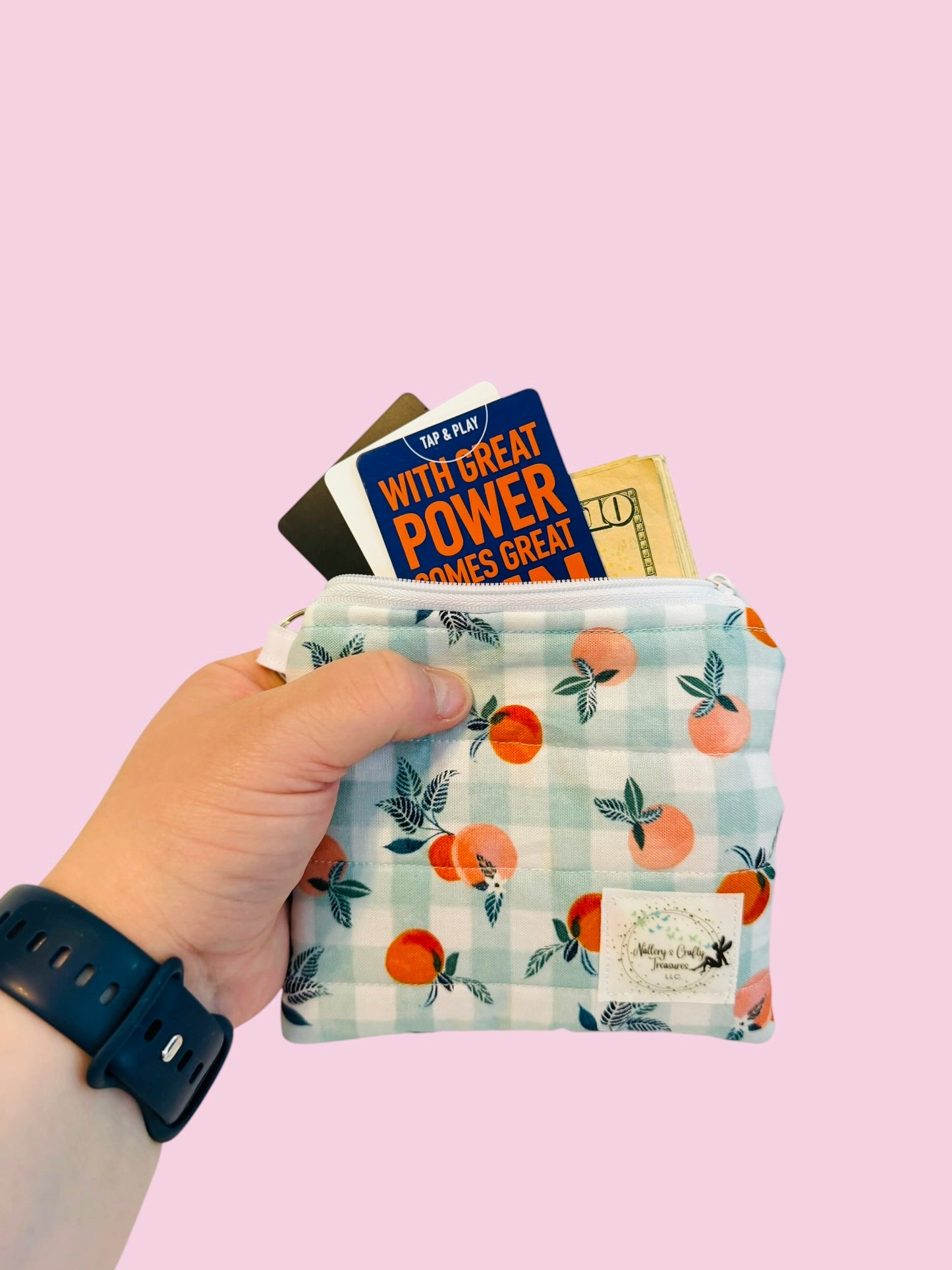 The “Peaches” Keychain Wallet
