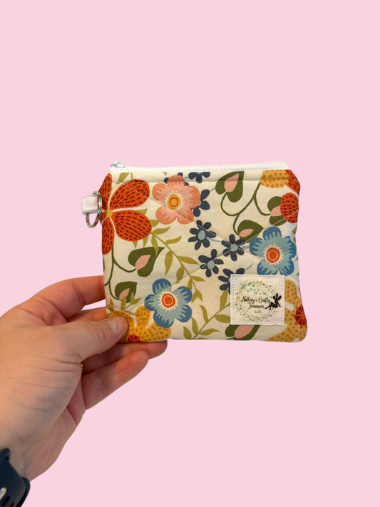 The “Kelly” Floral Keychain Wallet