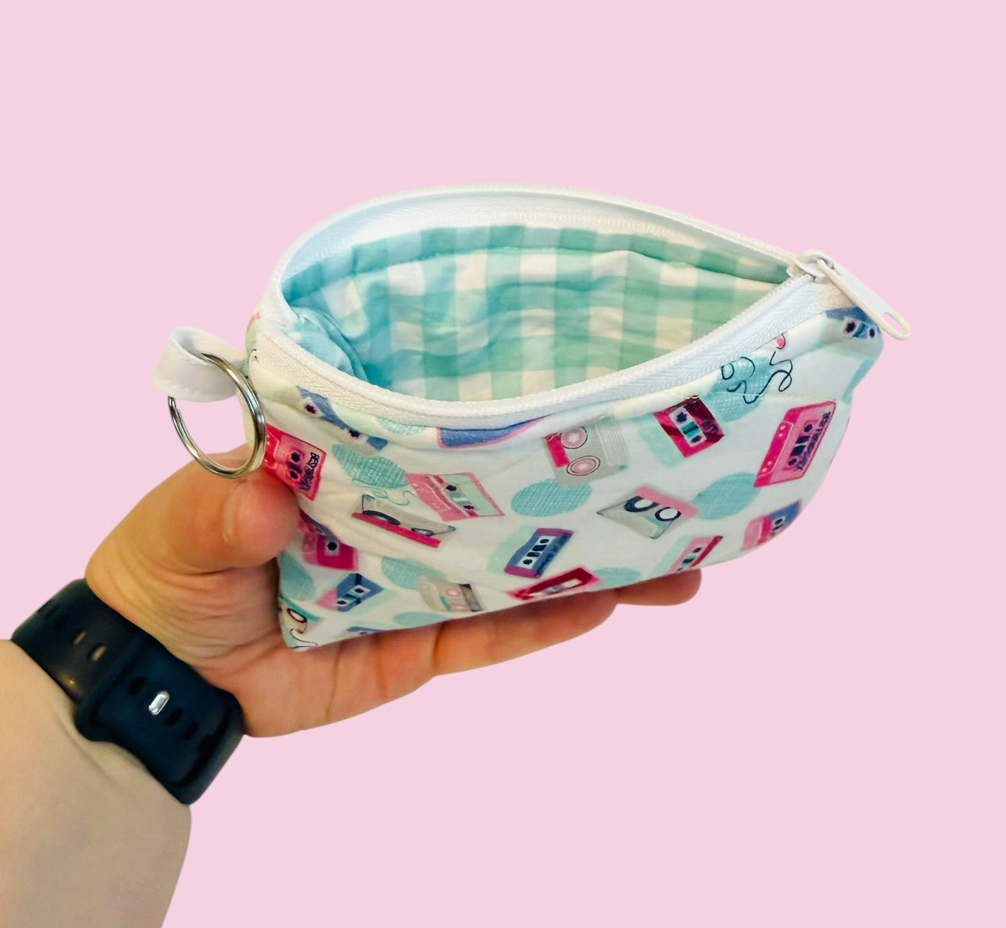 The Throwback Cassettes Keychain Wallet