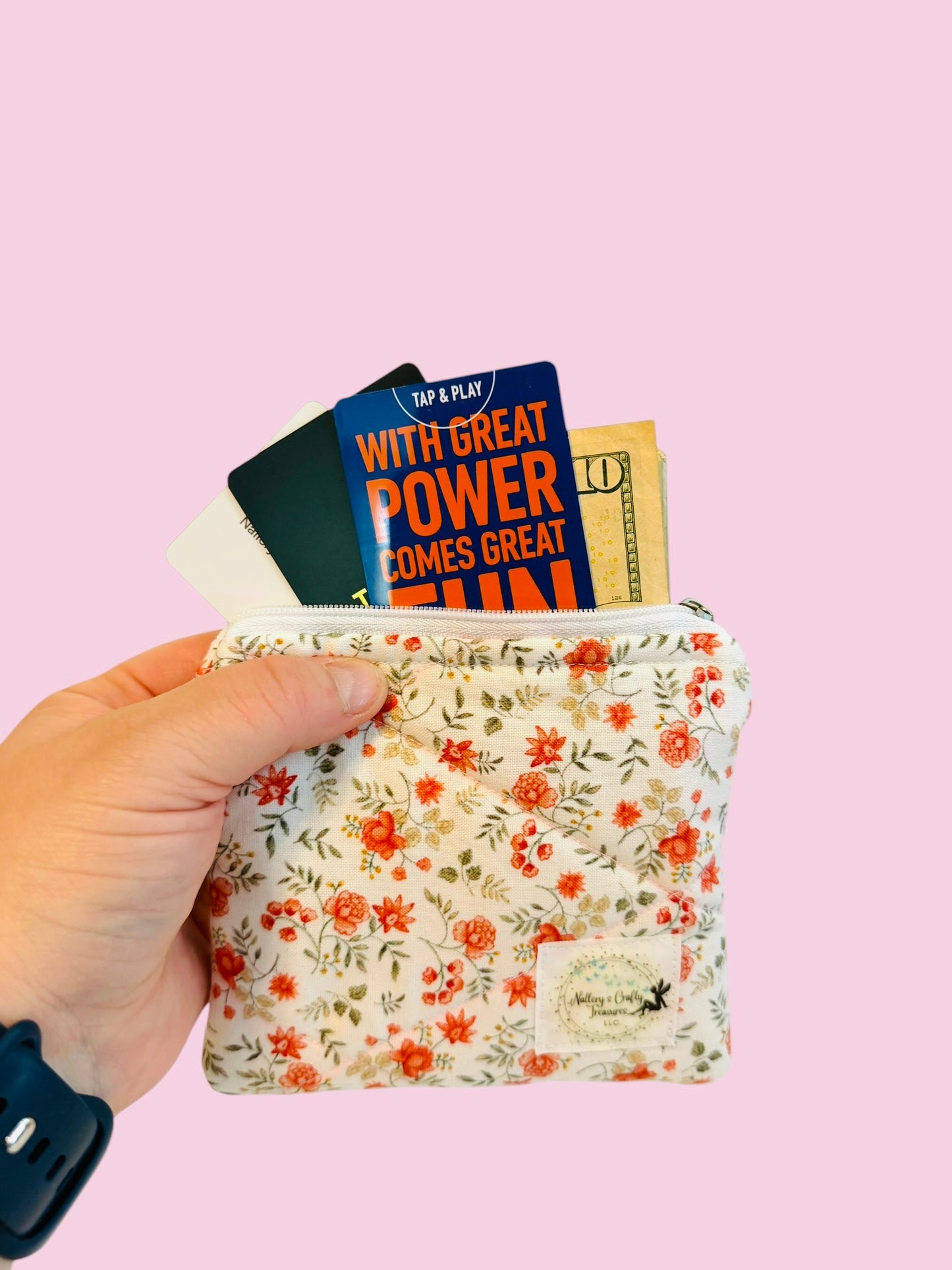 The “Rosy” Keychain Wallet