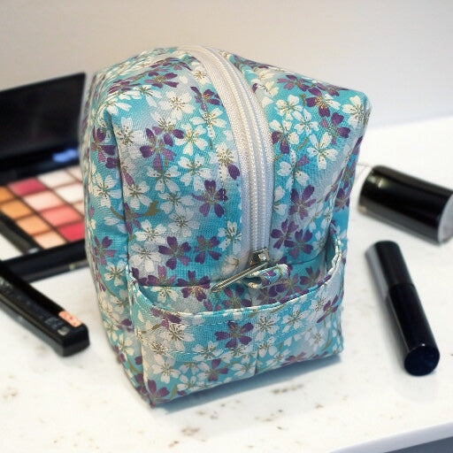 The “Sky” Quilted Makeup Bag
