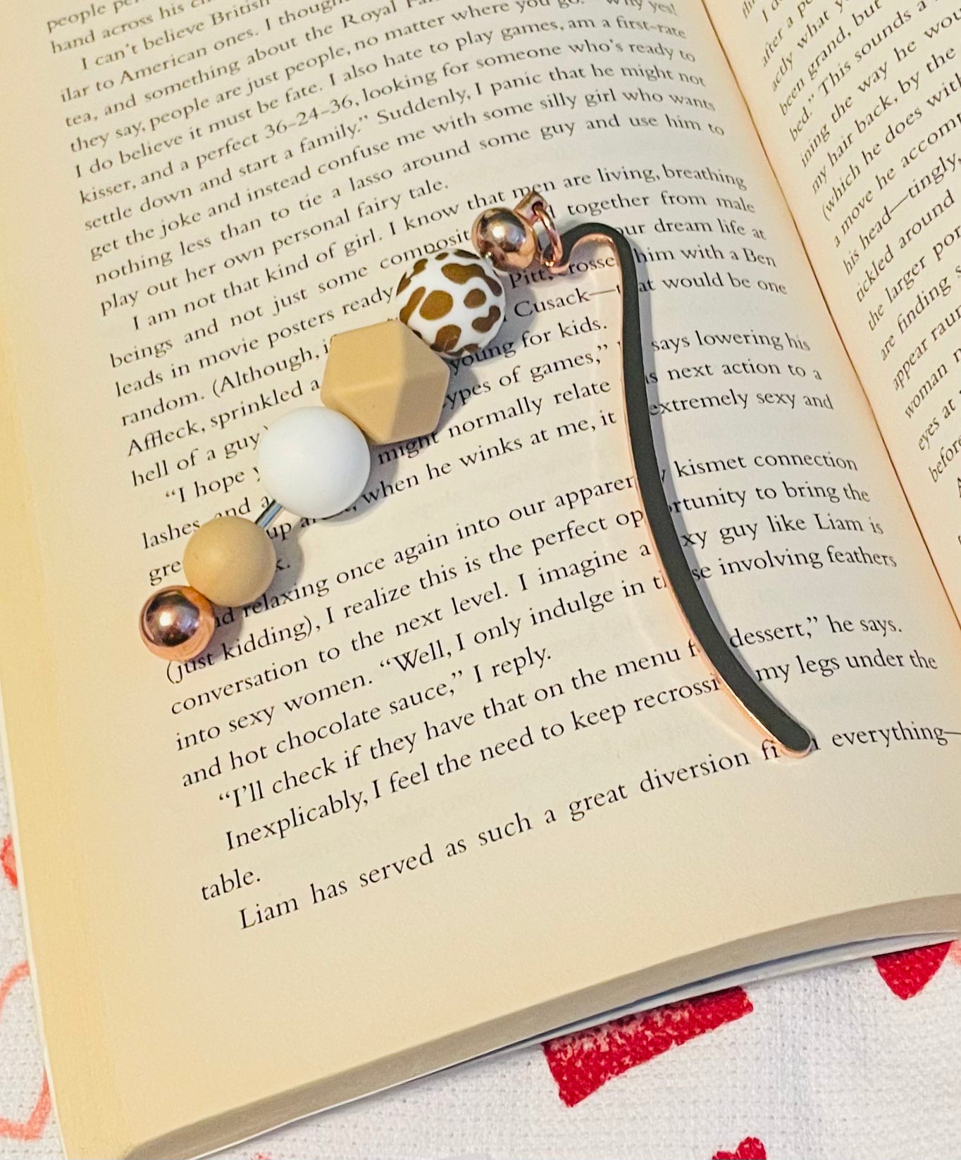 Metal Beaded Bookmarks